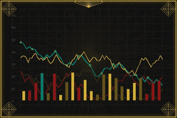 澳门彩票数据分析师招募装饰艺术风插画